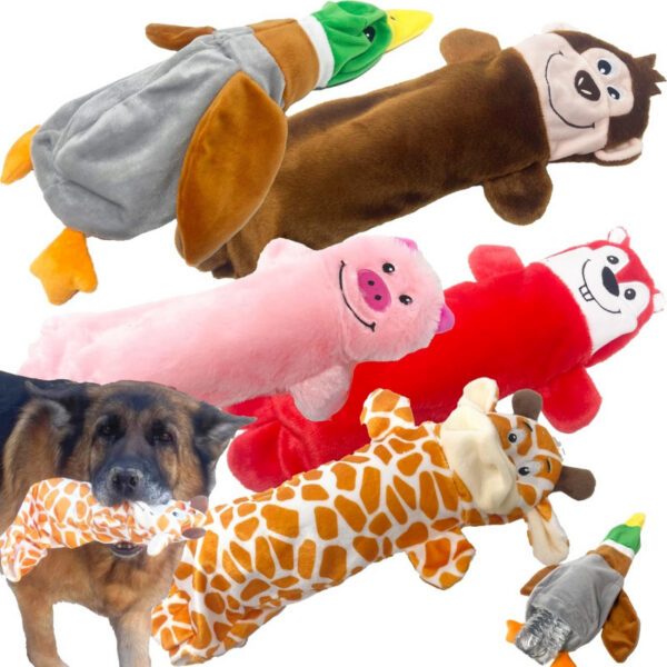 5 Pack Stuffingless Dog Crinkle Paper Toys Dog Toy with Durable Liner No Stuffing Dog Toy