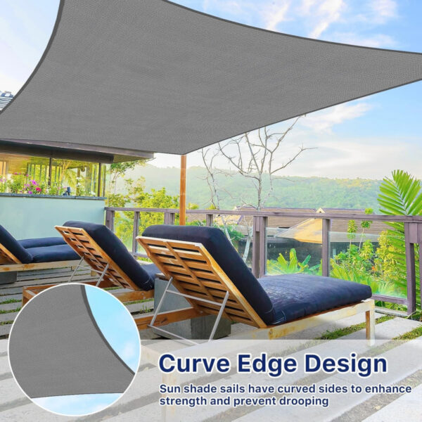 df530d641508fff8d3f921070b1a35522ae7a87b4a77daaf86b6a34f905facda.jpg BRIVANCO 10'x13' Sun Shade Sail