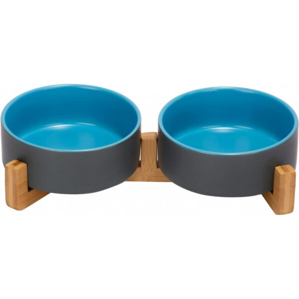 Ceramic Dog and Cat Bowl
