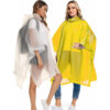 2 Pack Rain Ponchos for Adults Reusable