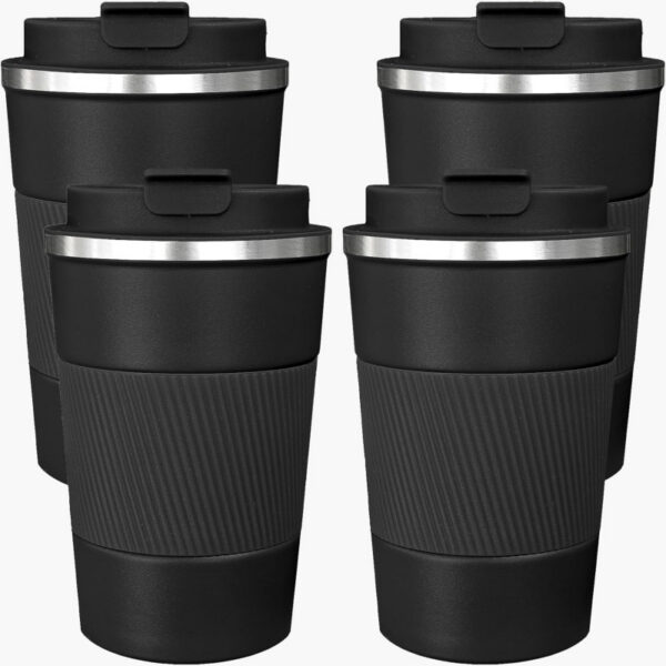 f1b58ffe315b5ffc8074e87ace81f0471c91665207ef0a4571818b8685794945.jpg 4 Pack Insulated Coffee Mug with Lid 12oz