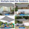 f4fe57693ba2f787663af3e07dbe687d7584913c5f98ebe167c58a800ff64ea7.jpg BRIVANCO 10'x13' Sun Shade Sail