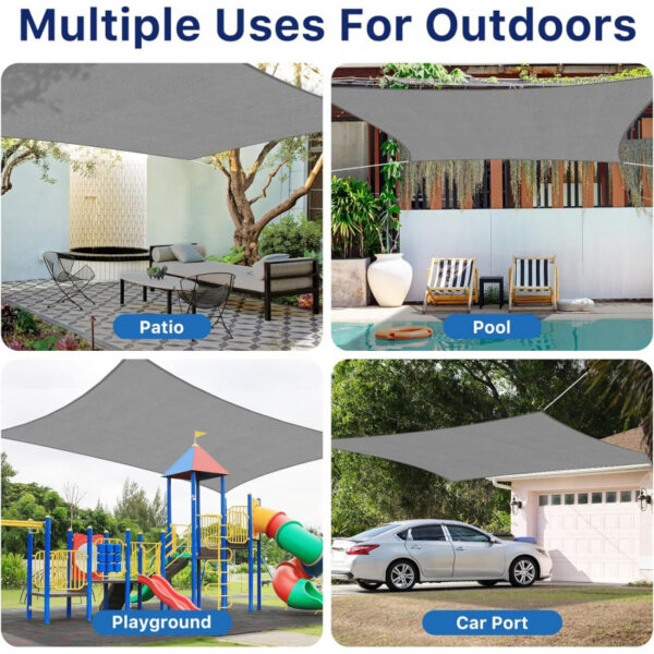 f4fe57693ba2f787663af3e07dbe687d7584913c5f98ebe167c58a800ff64ea7.jpg BRIVANCO 10'x13' Sun Shade Sail
