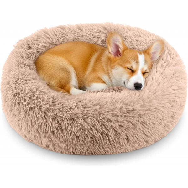 f83e485c7c6b41b49d20b61b3268f241cb08d1a2f4cd7f03394ddc9fb76d2ad3.jpg Calming Donut Dog and Cat Bed for Indoor Cats